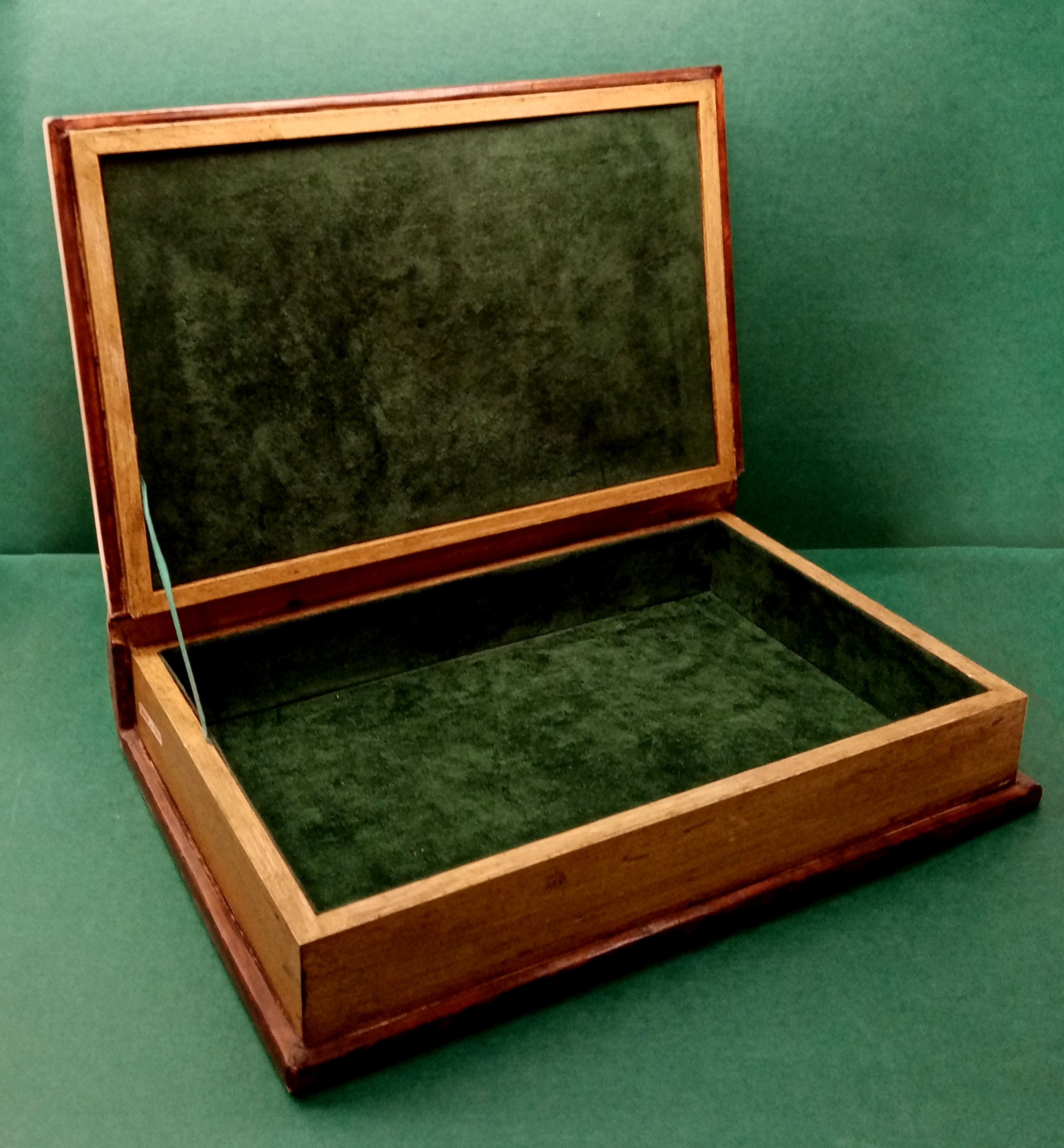 Decorative leather box styled as a book Etsy