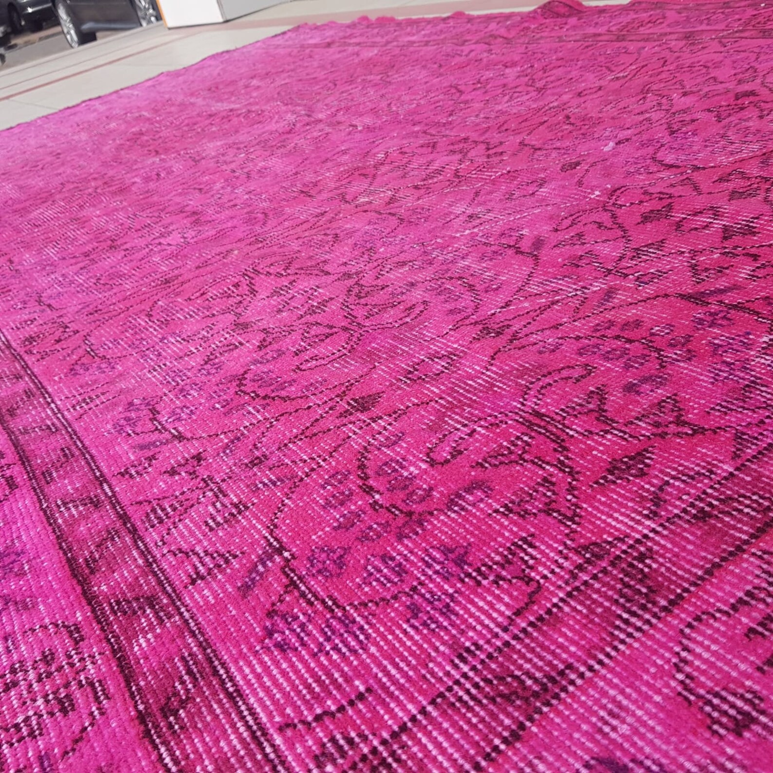 Pink rugethnic kilim natural kilim geometric kilim Etsy