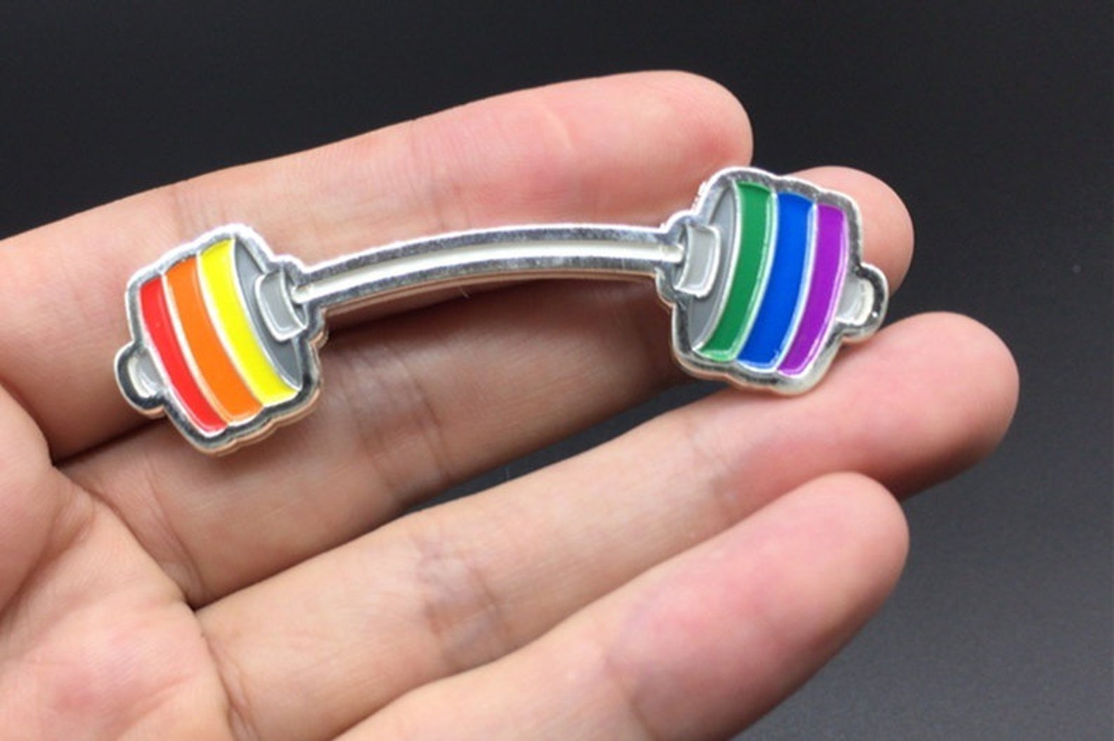 Rainbow Pin Badge Collection Lgbt Pride Pin Enamel Metal Etsy