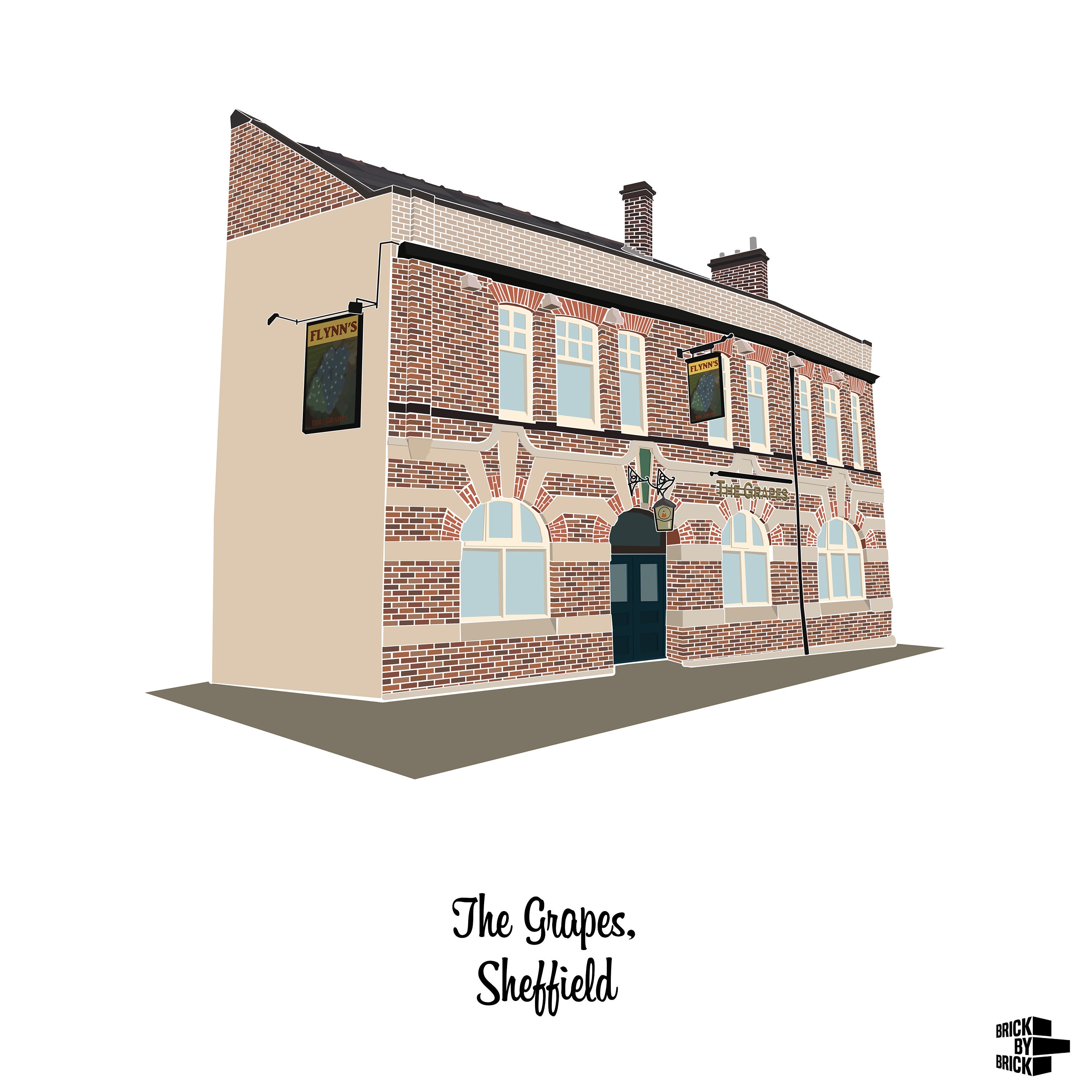 The Grapes Sheffield Print Etsy UK