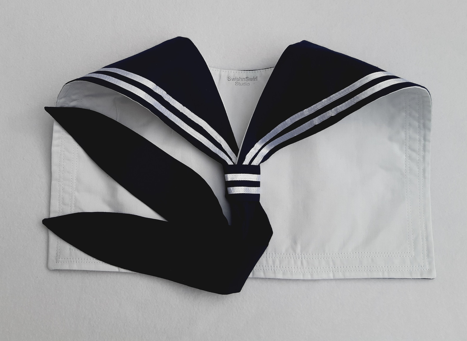 Detachable collar Sailor moon costume. Nautical Navy Blue Etsy