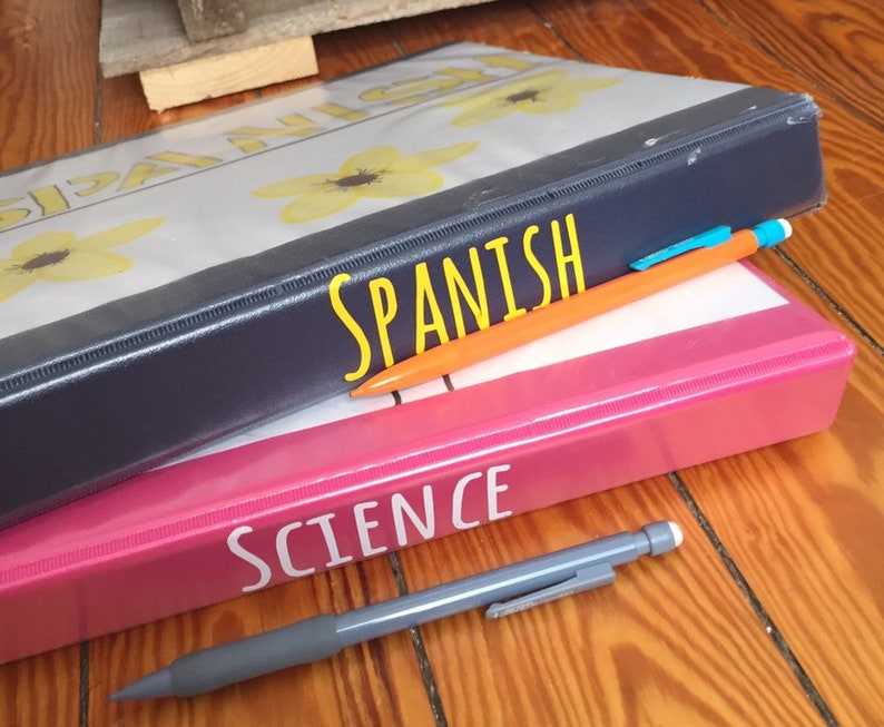 Binder Subject Labels. Back to School. Binder Stickers. Labels for