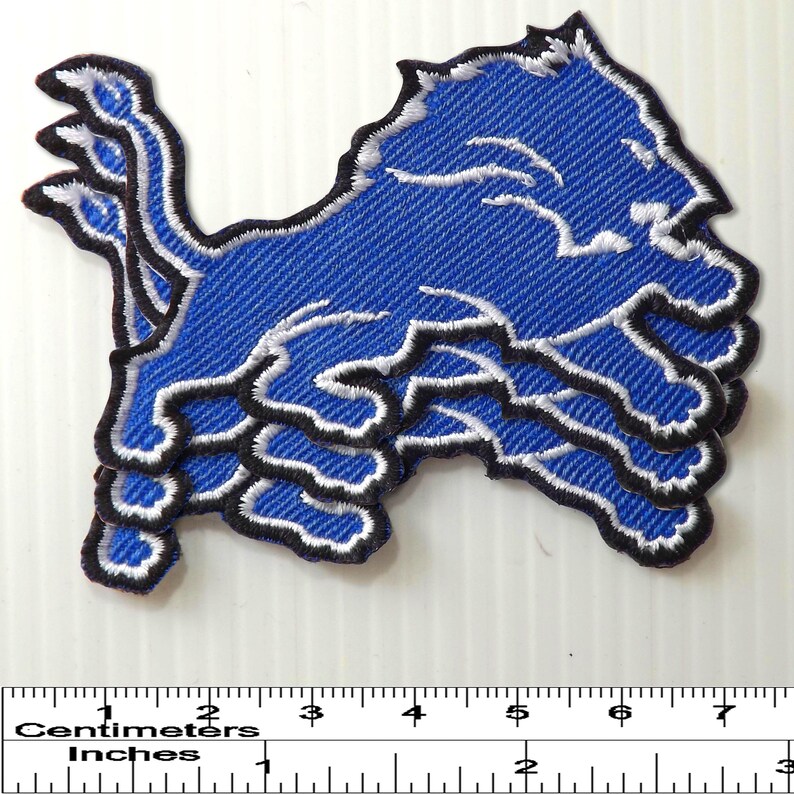 3 pieces 4.50x7.00 cm. lions embroidered iron on sew patch Etsy