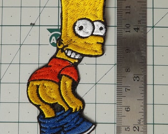 PATCH THE SIMPSONS STONECUTTERS PATCH 3" IRON ON PATCH THE SIMPSONS STONECUTTERS PATCH 3" IRON ON