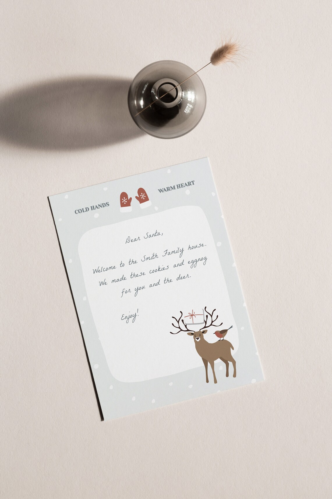 Note to Santa Printable, Christmas Activity for Kids, Instant Download ...