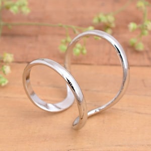 925 Silver Splint Ring Adjustable for PIP or DIP Joint • Swan Neck Splint • Arthritis ring • RA Rheumatoid Arthritis Splint