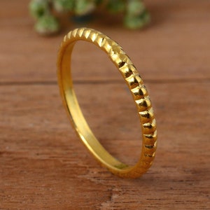 Gold Pinky Ring, Thin Stacking Rings, Dainty Rings, Twist Ring, Thin Gold Rings, Stack Rings, Minimalist Rings, Handmade Rings, unisex Ring