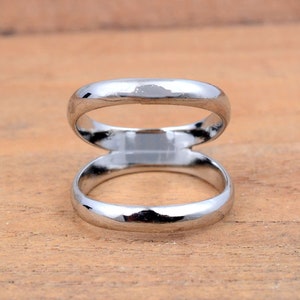 Arthritis-Ring aus massivem Silber beide Ringe, 925er Silber-Splint-Knöchelring, Daumenring, Frauenring, Silberring für Frauen Bild 1