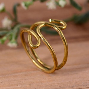 Adjustable Splint Ring • Wire Splint Ring for PIP or DIP Joints • 925 Sterling Silver • RA Rheumatoid Arthritis Splint • Arthritis Ring
