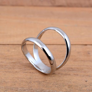 Arthritis-Ring aus massivem Silber beide Ringe, 925er Silber-Splint-Knöchelring, Daumenring, Frauenring, Silberring für Frauen Bild 2