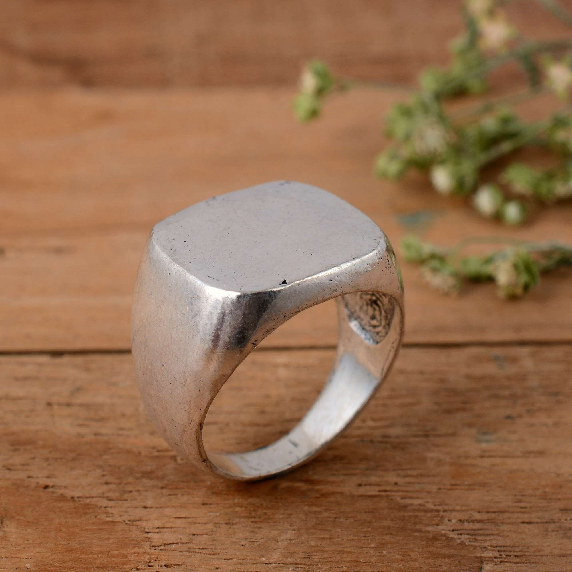 Mens Silver Ring, 925 Silver Band for Men, 999 Silver Minimalist Jewelry  for Men, Unique Gifts for Men - Etsy