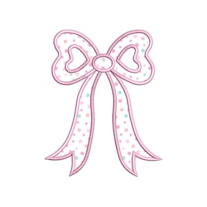 Side Bow Applique Sweatshirt Embroidery Design, Bow Christmas Embroidery File - Holiday Bow Embroider File, Various Sizes, Instant Download