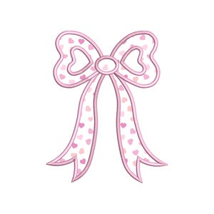 Side Bow Applique Sweatshirt Embroidery Design, Bow Christmas Embroidery File - Holiday Bow Embroider File, Various Sizes, Instant Download
