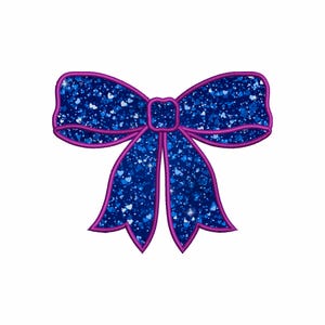 Side Bow Applique Sweatshirt Embroidery Design, Bow Christmas Embroidery File - Holiday Bow Embroider File, Various Sizes, Instant Download