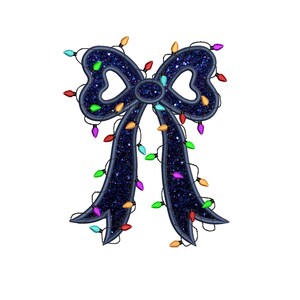 Side Bow Applique Sweatshirt Embroidery Design, Bow Christmas Embroidery File - Holiday Bow Embroider File, Various Sizes, Instant Download
