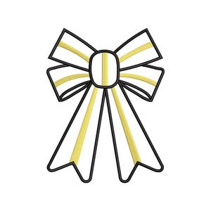 Seitliche Schleife Applikation Sweatshirt Stickmuster, Schleife Weihnachten Stickdatei - Urlaub Schleife Stickdatei, verschiedene Größen, Instant Download