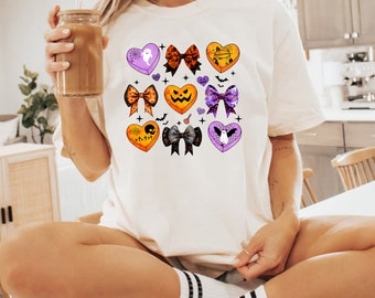 Candy Heart Halloween Png, Conquette Halloween Png