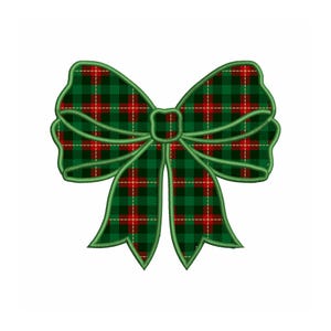 Side Bow Applique Sweatshirt Embroidery Design, Bow Christmas Embroidery File - Holiday Bow Embroider File, Various Sizes, Instant Download