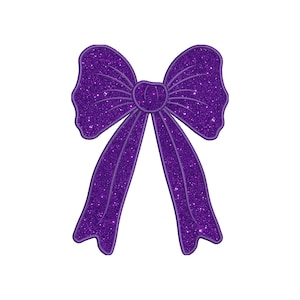 Side Bow Applique Sweatshirt Embroidery Design, Bow Christmas Embroidery File - Holiday Bow Embroider File, Various Sizes, Instant Download