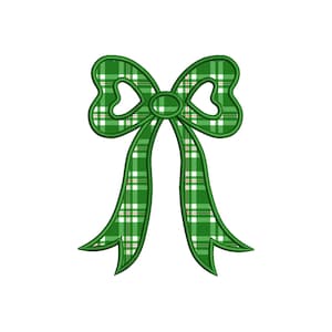 Side Bow Applique Sweatshirt Embroidery Design, Bow Christmas Embroidery File - Holiday Bow Embroider File, Various Sizes, Instant Download