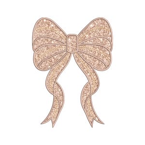 Football Stitch Coquette Bow Applique Embroidery Design 5 Sizes, Side Bow Appliqué Embroidery Design, Sports Girly Bow Embroidery Design
