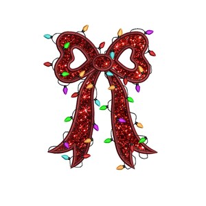Side Bow Applique Sweatshirt Embroidery Design, Bow Christmas Embroidery File - Holiday Bow Embroider File, Various Sizes, Instant Download