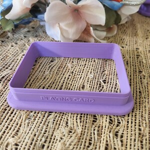 Playing Card Cookie Cutter, Eddie cookie cutter, rectangle
