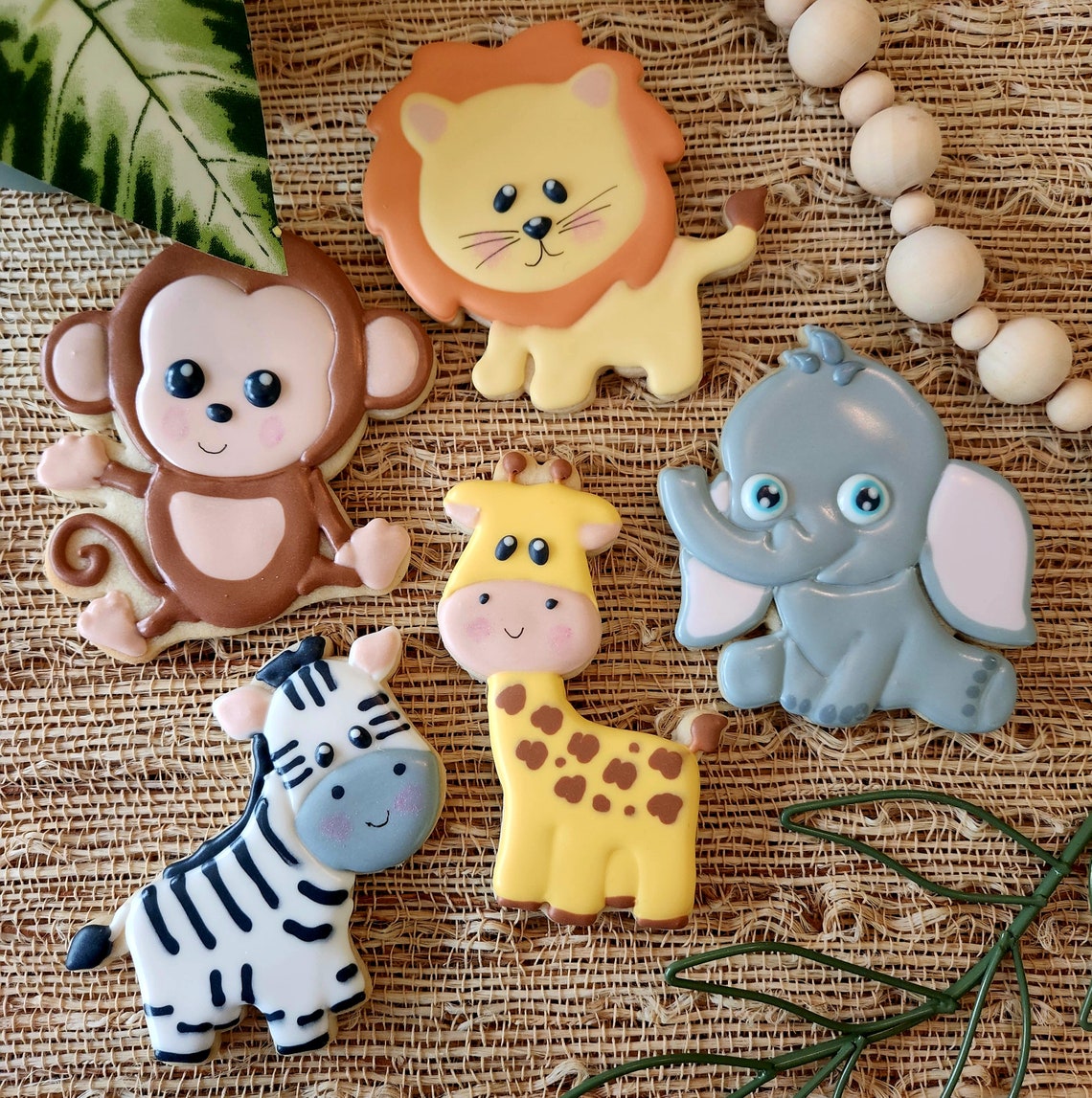 Jungle Animal Cookie Cutter Set Safari Animals Etsy