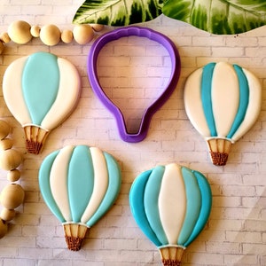 Hot Air Balloon Cookie Cutter, Travel cookie cutter, Adventure cookie cutter