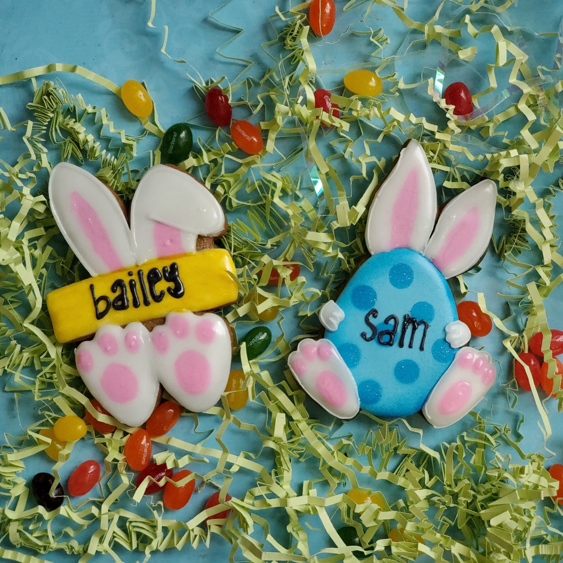 Bailey Bunny Plaque Easter Cookie Cutter Easter Bunny Cookie - Etsy