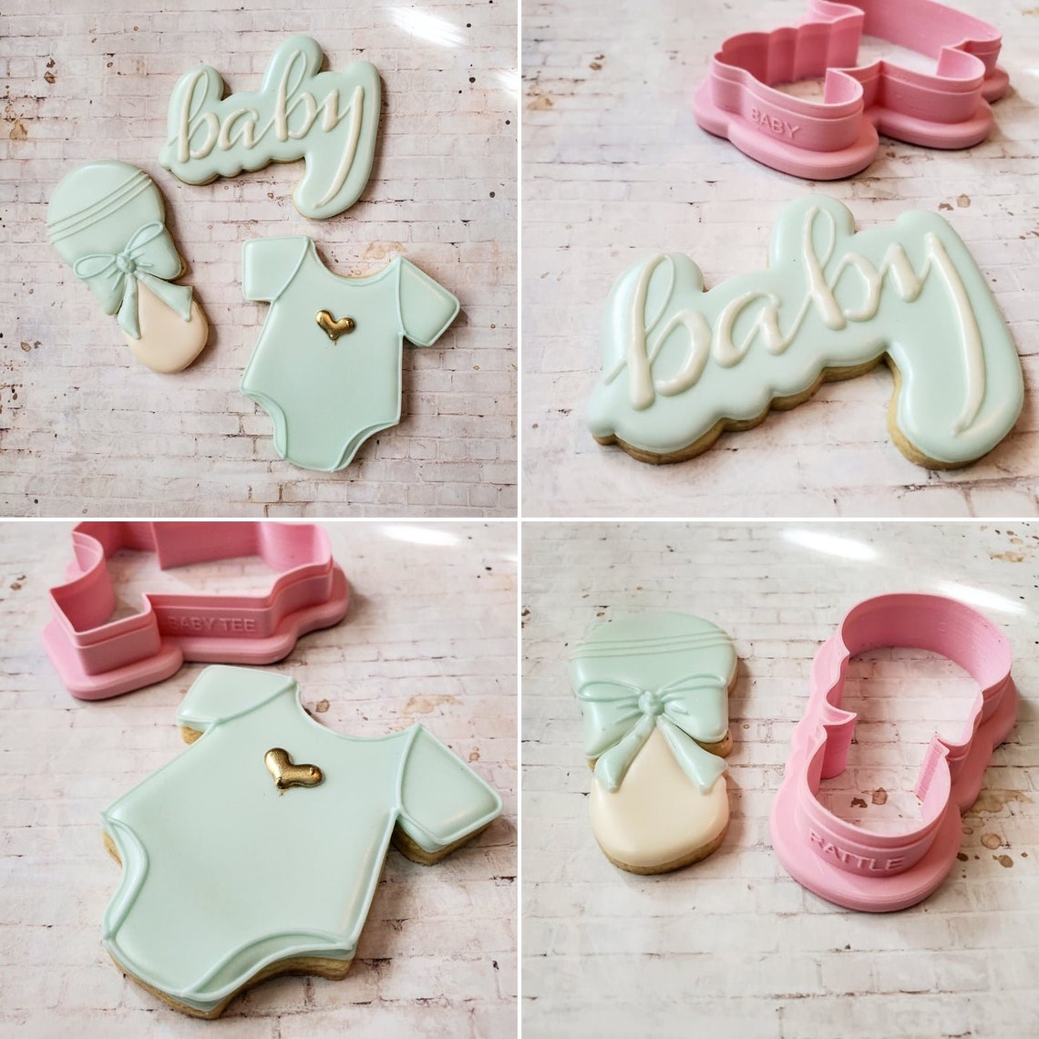 Baby Shower Cookies Cutters Available as a Set or Etsy