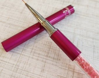 Pink Crystal Detail Paint Brush, Paintbrush, for Sugar Cookie Painting