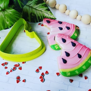 Watermelon slice cookie cutter