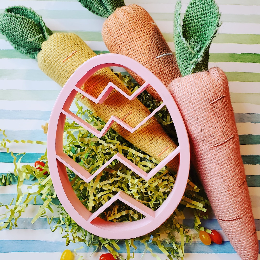 Build an Easter Egg Cookie Cutter, Easter Egg Puzzle Cookie, Build a