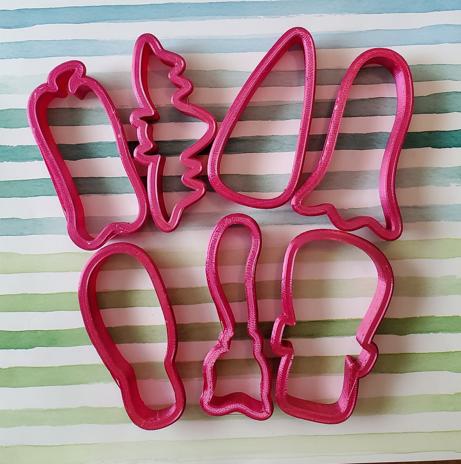 Halloween Stick Cookie Cutter Set of 7 Ghost Pumpkin Candy Etsy