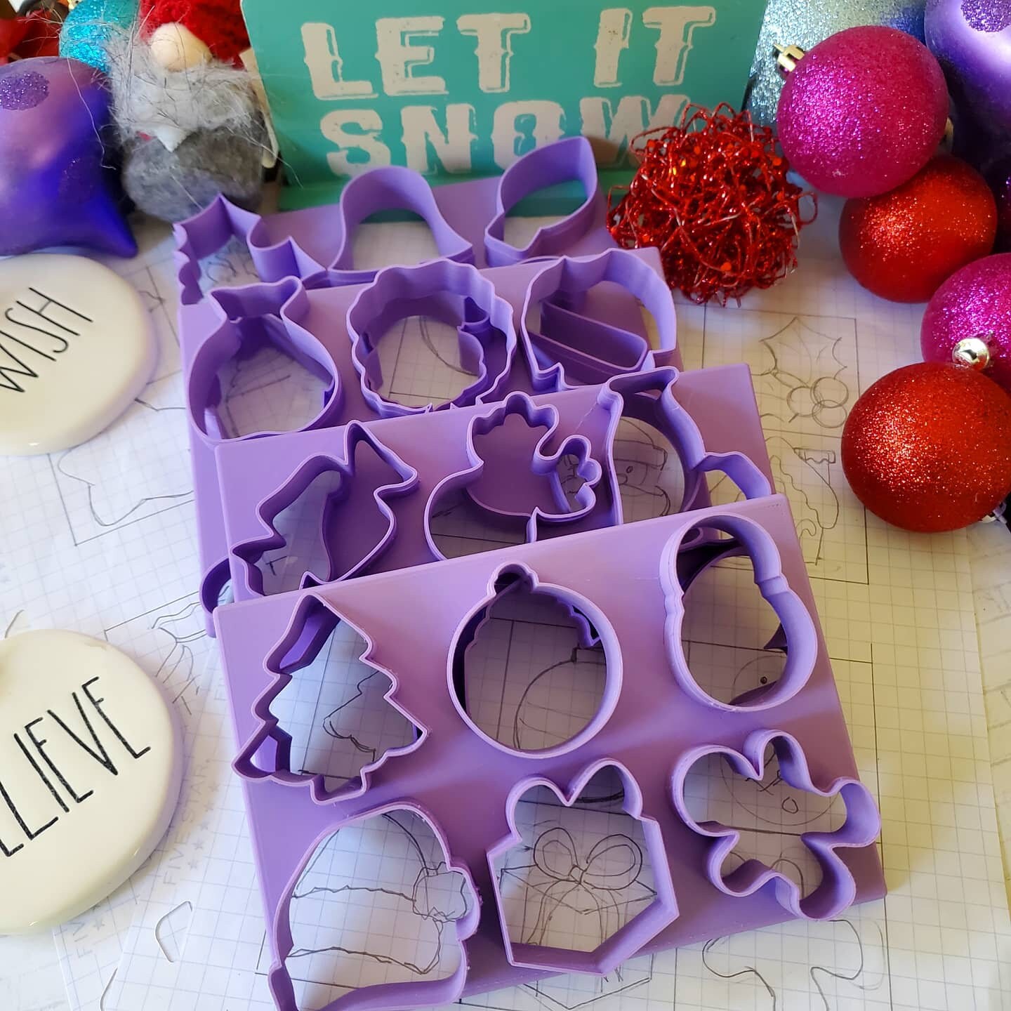 Advent Calendar Cookie Cutter Set of 24 Mini Cutters Etsy
