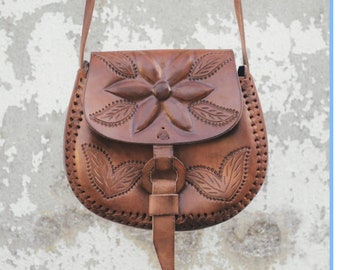 mexican leather crossbody bags