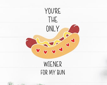 Wiener Bun Card Etsy