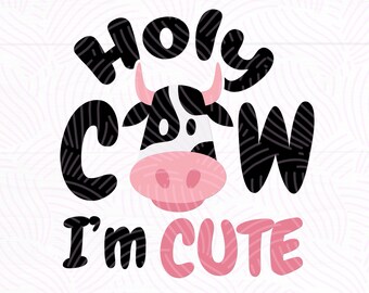 Baby Cow Svg Etsy
