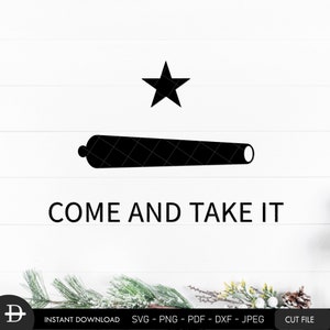 Kom en neem het instant download SVG-bestand knippen, Gonzales vlag SVG-bestand voor cricut en silhouet