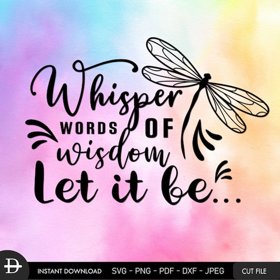 Dragonfly Mandala Words of Wisdom svg, Mandala dragonfly quote, Usa dragon svg cut file for cricut