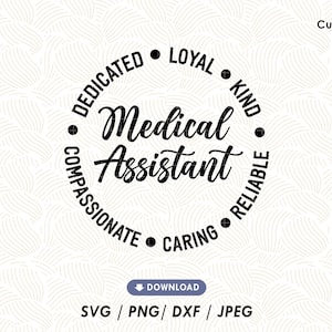 Medical Assistant svg, Gift for MA, Medical Assistant SVG for shirt, Digital cut file download