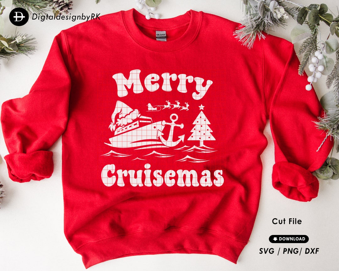 Merry Cruisemas Trip SVG Family Friends Christmas Cruise Boat - Etsy