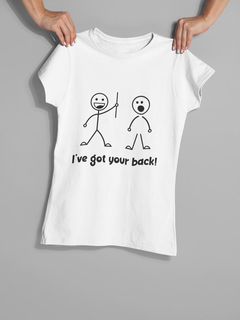 I Have Got Your Back Svg Stick Figure Svg Cut File Stick - Etsy