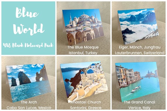 4x6 Around the World Blank Greeting Cards Set Envelopes Note Cards Original  Photos by Trish Feaster, the Travelphile 