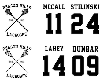 Beacon Hills Lacrosse Teen Wolf Bundle | SVG PNG for Cricut