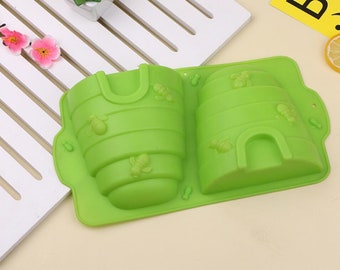 gratis verzending Honing honingraat schimmel bij cakevorm, puddingvorm, DIY keuken bakvorm