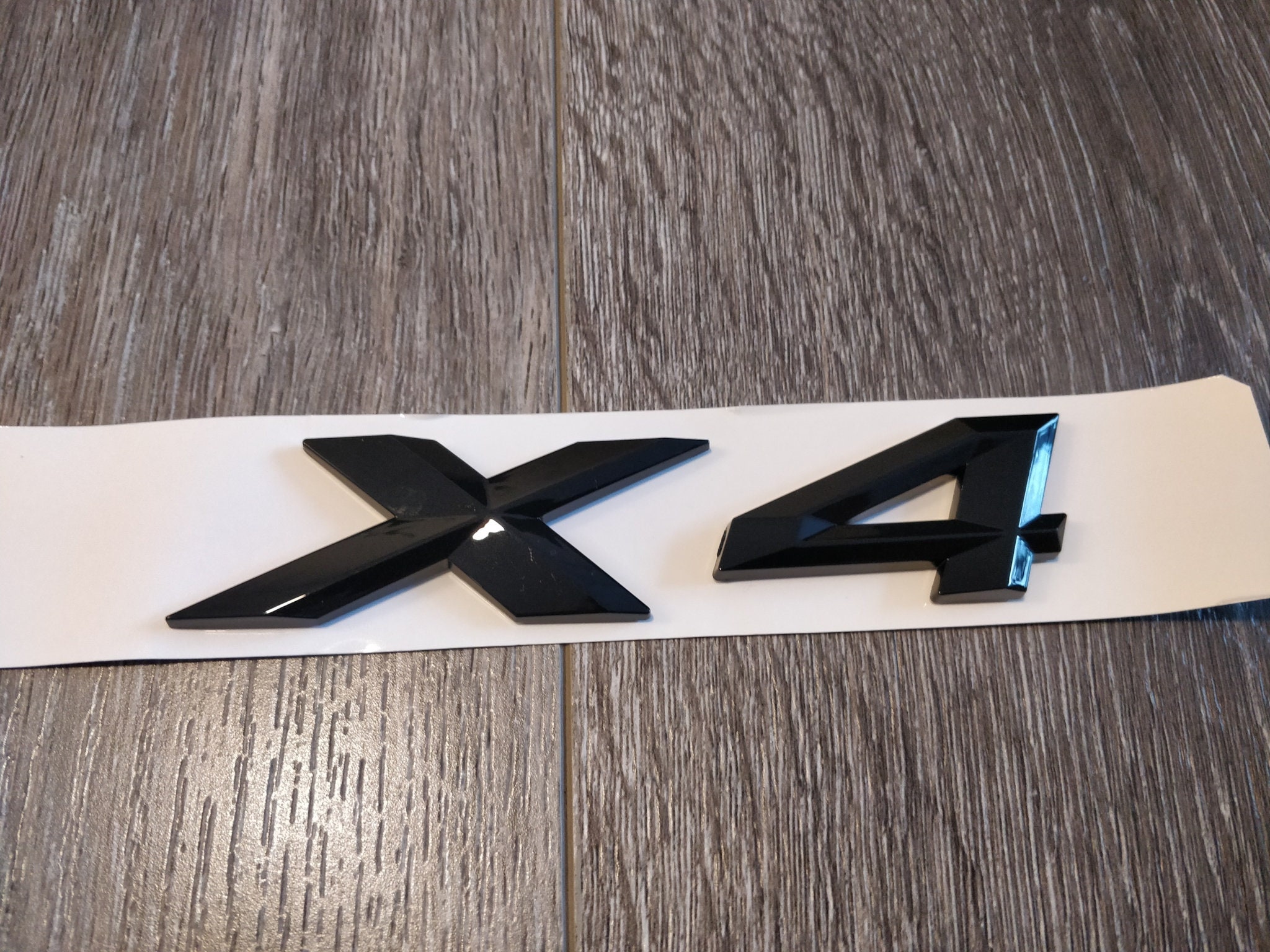 BMW X4 black Emblem. Black BMW X4 Trunk Badge | Etsy