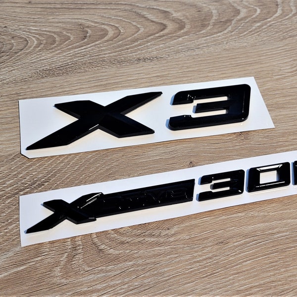 Bmw X3 Emblem Black - Etsy