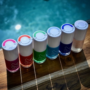 Full Set Cap Labels for Olive & June Long Lasting Nail Polish - Full Size (updated through Fall 2025)